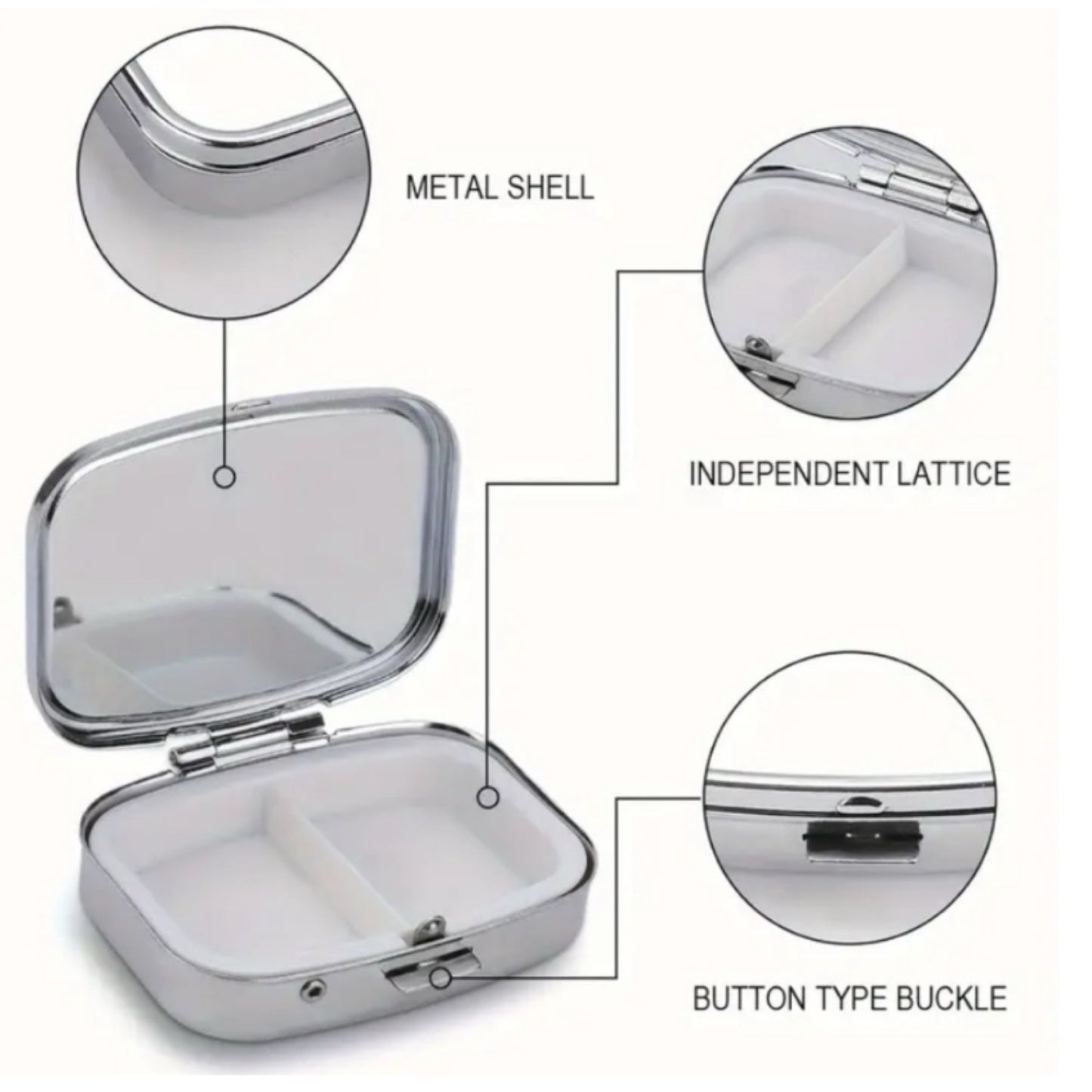 Celestial Tree of Life Sun & Moon Pill Box – Cosmic Metal Medicine Case