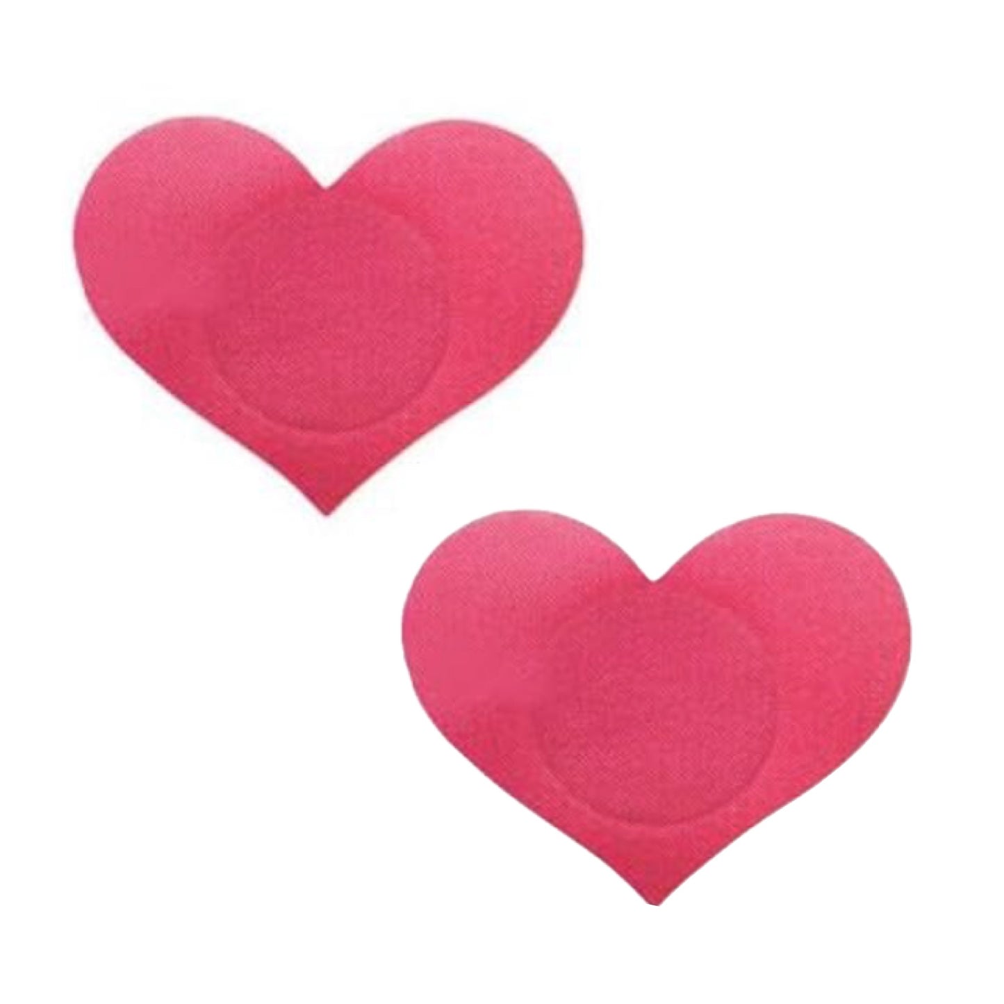 Tiny Pink Heart Nipple Pasties | Matte Adhesive Festival Clubwear