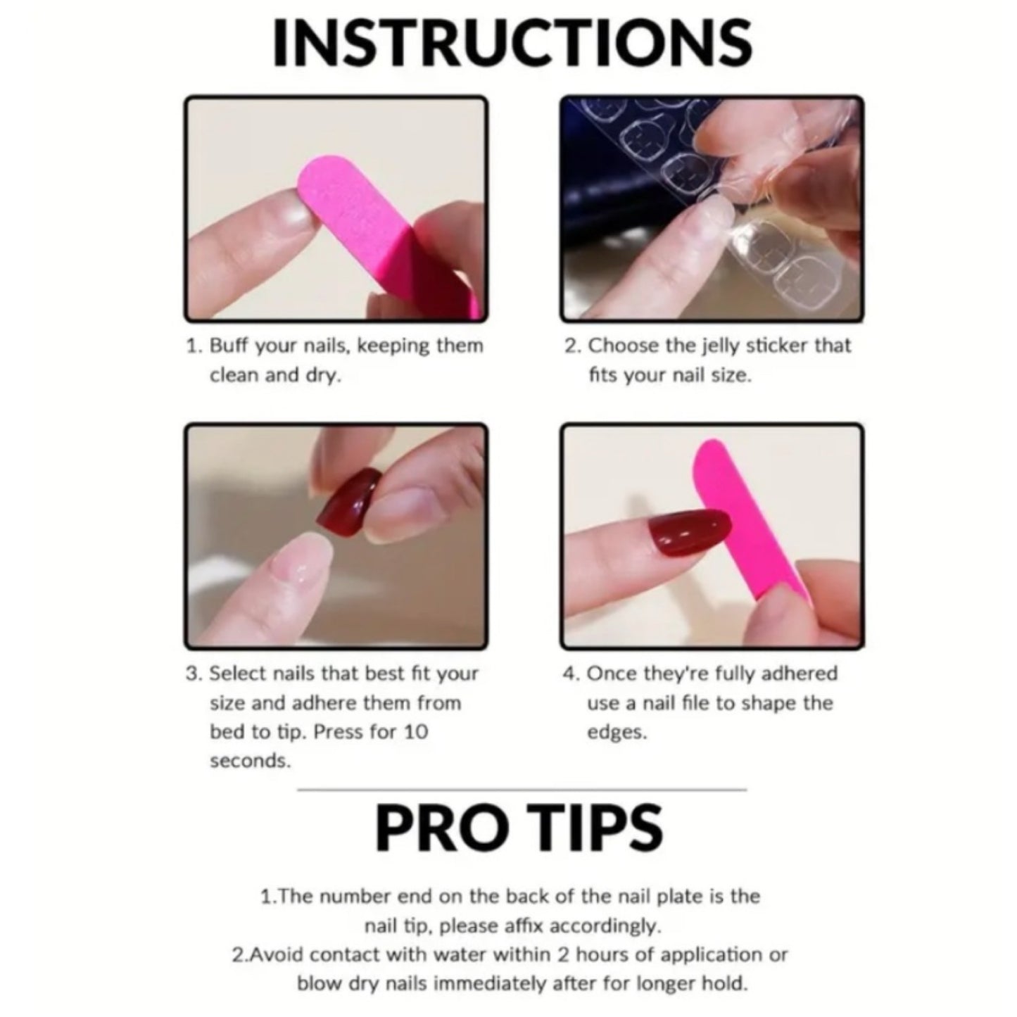 Deep Red Matte Coffin Press-On Nails – Burgundy Medium Length Fake Nail Set