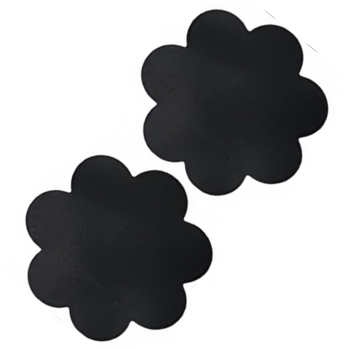 Black Flower Breast Petal Pasties