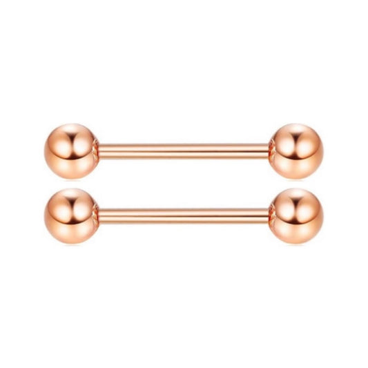 Rose Gold Nipple Rings