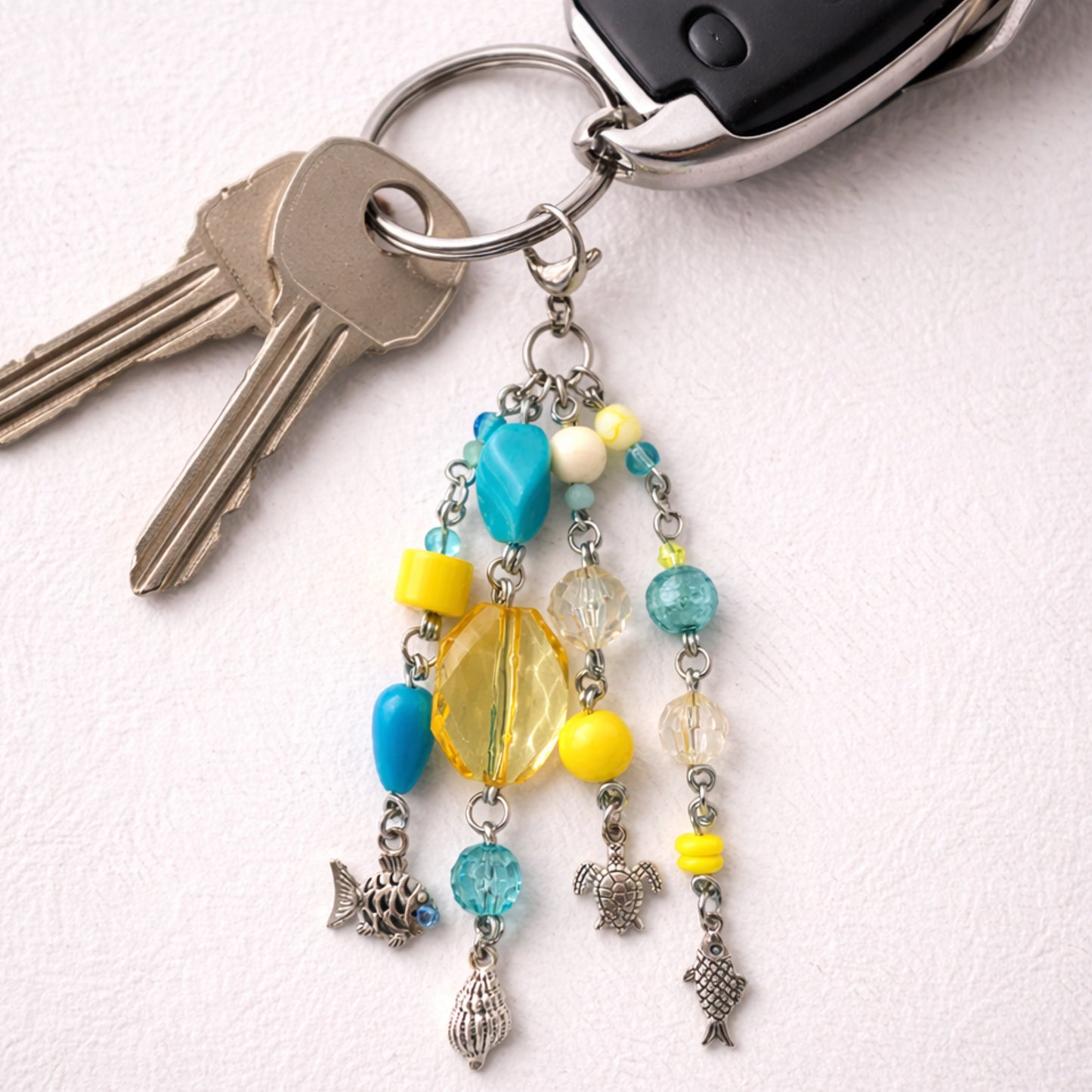 Ocean Sea Life Charm - Keychain Bag Charm Zipper Pull