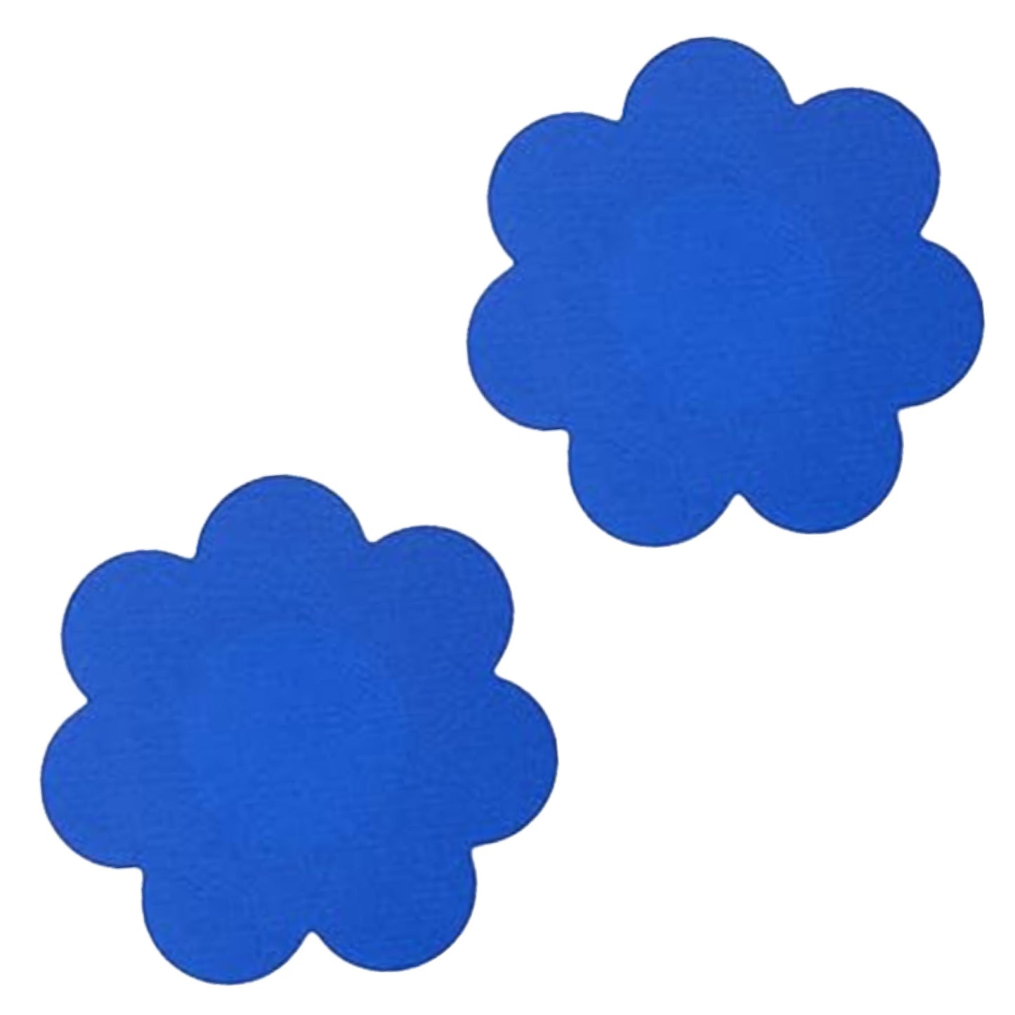Blue Flower-Shaped Disposable Pasties – Adhesive Nipple Covers