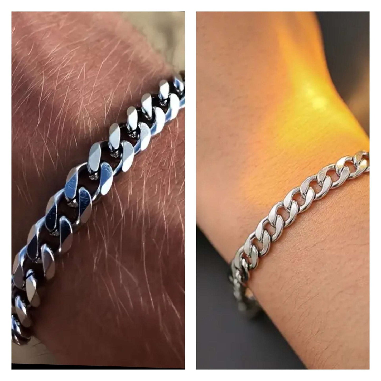 Titanium Steel Cuban Link Bracelet