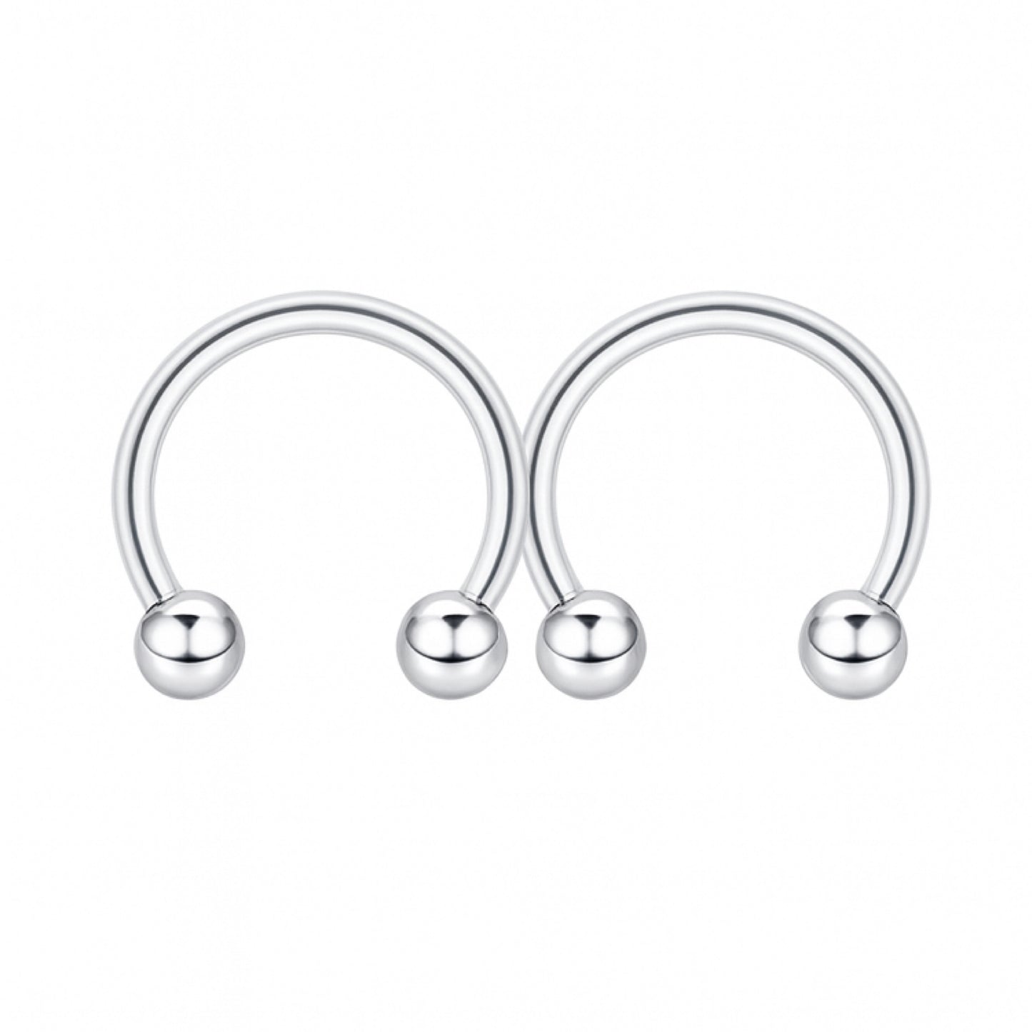 Nipple Rings 14G Surgical Steel | 14mm Hoop | Piercing Jewelry