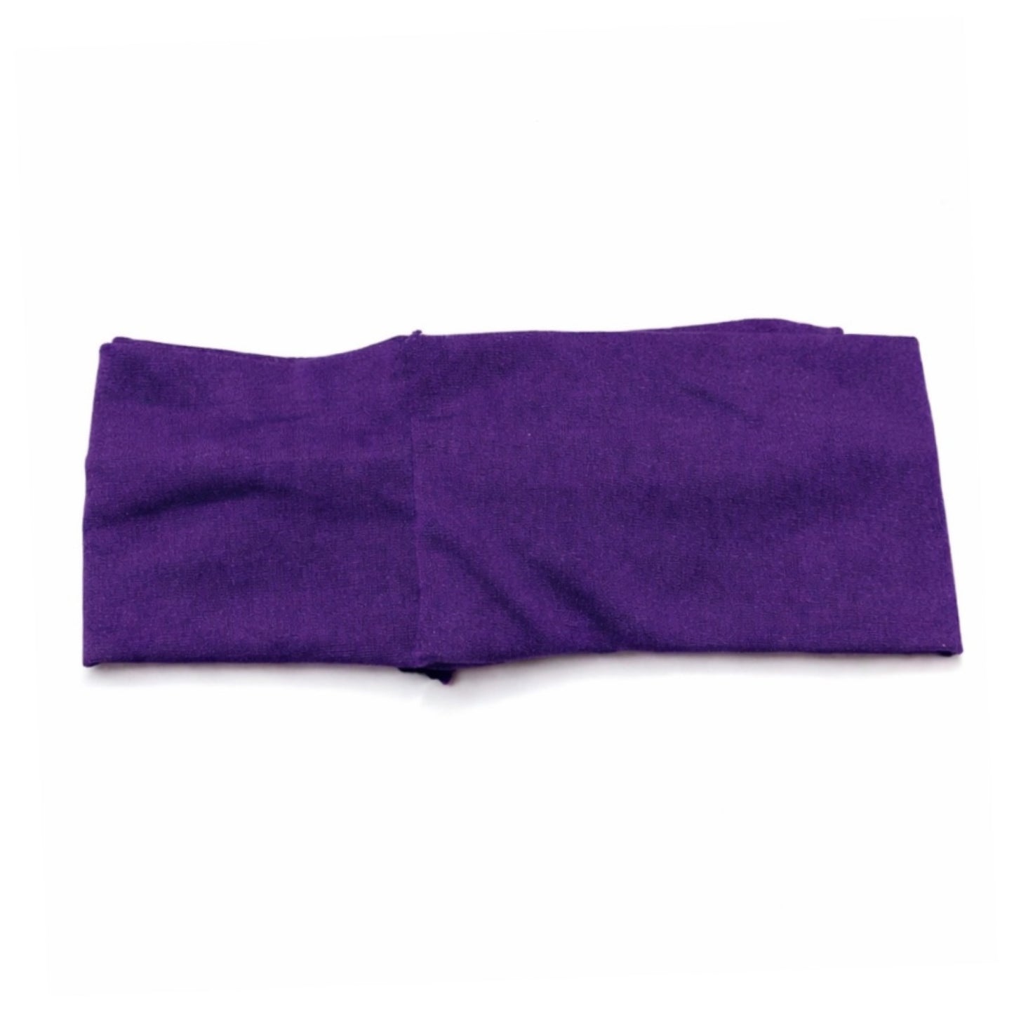 Purple Twist Turban Headband – Boho Wide Stretch Hair Wrap