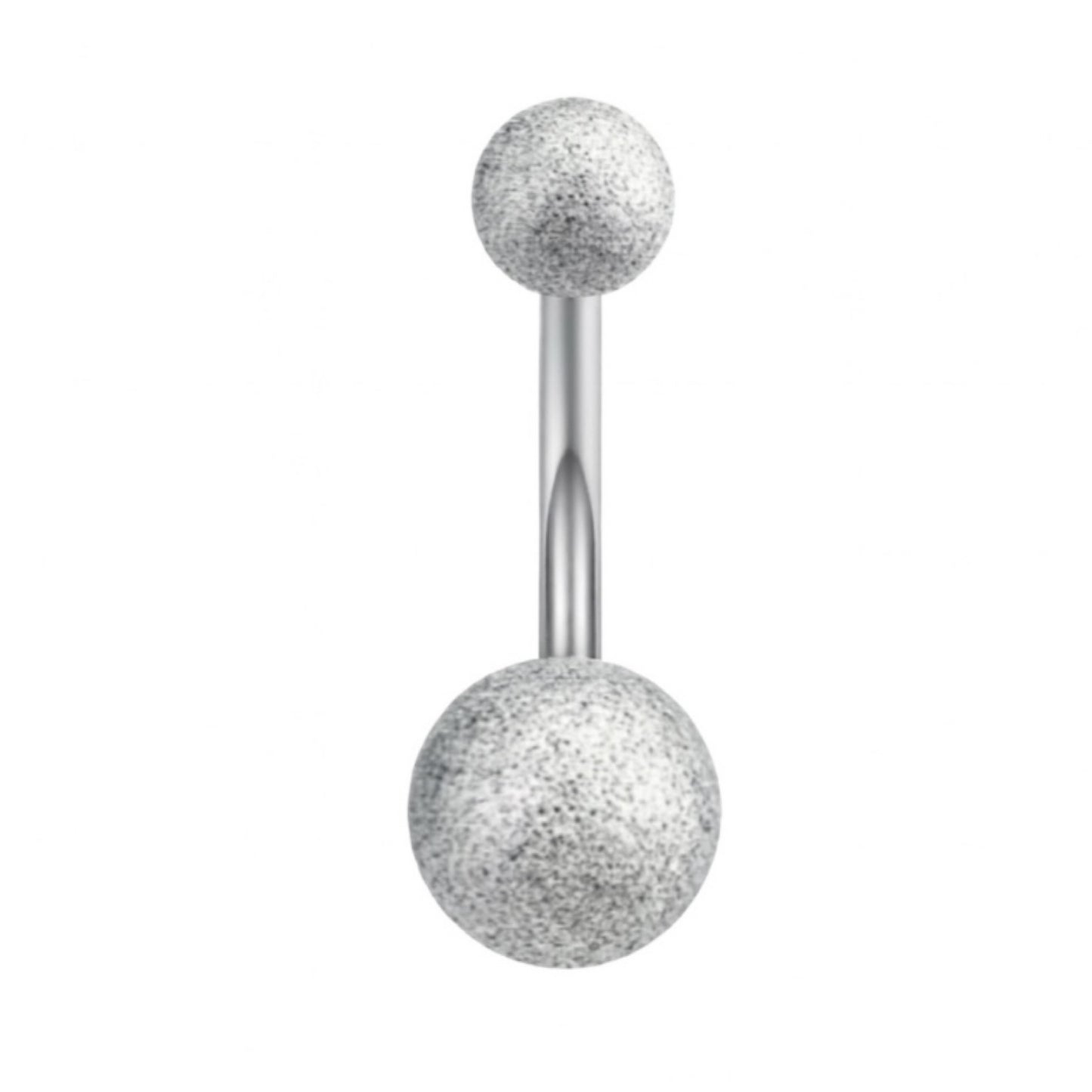 Textured Ball Navel Belly Button Ring