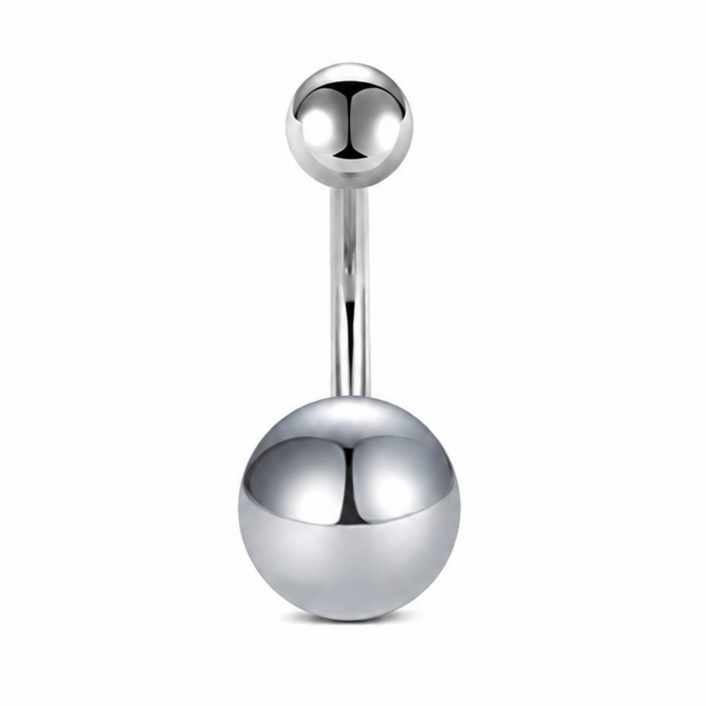 Classic Double Ball Navel Belly Button Ring