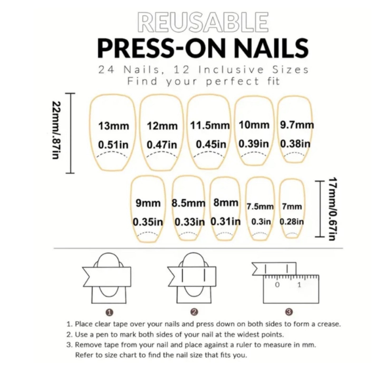 Deep Red Matte Coffin Press-On Nails – Burgundy Medium Length Fake Nail Set