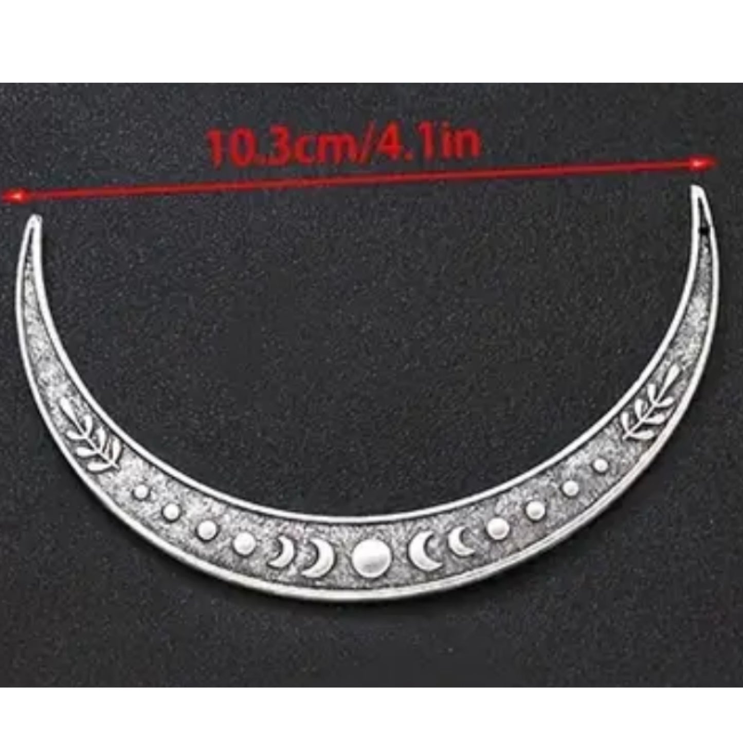 Moon Phase Crescent Moon Hair Pin