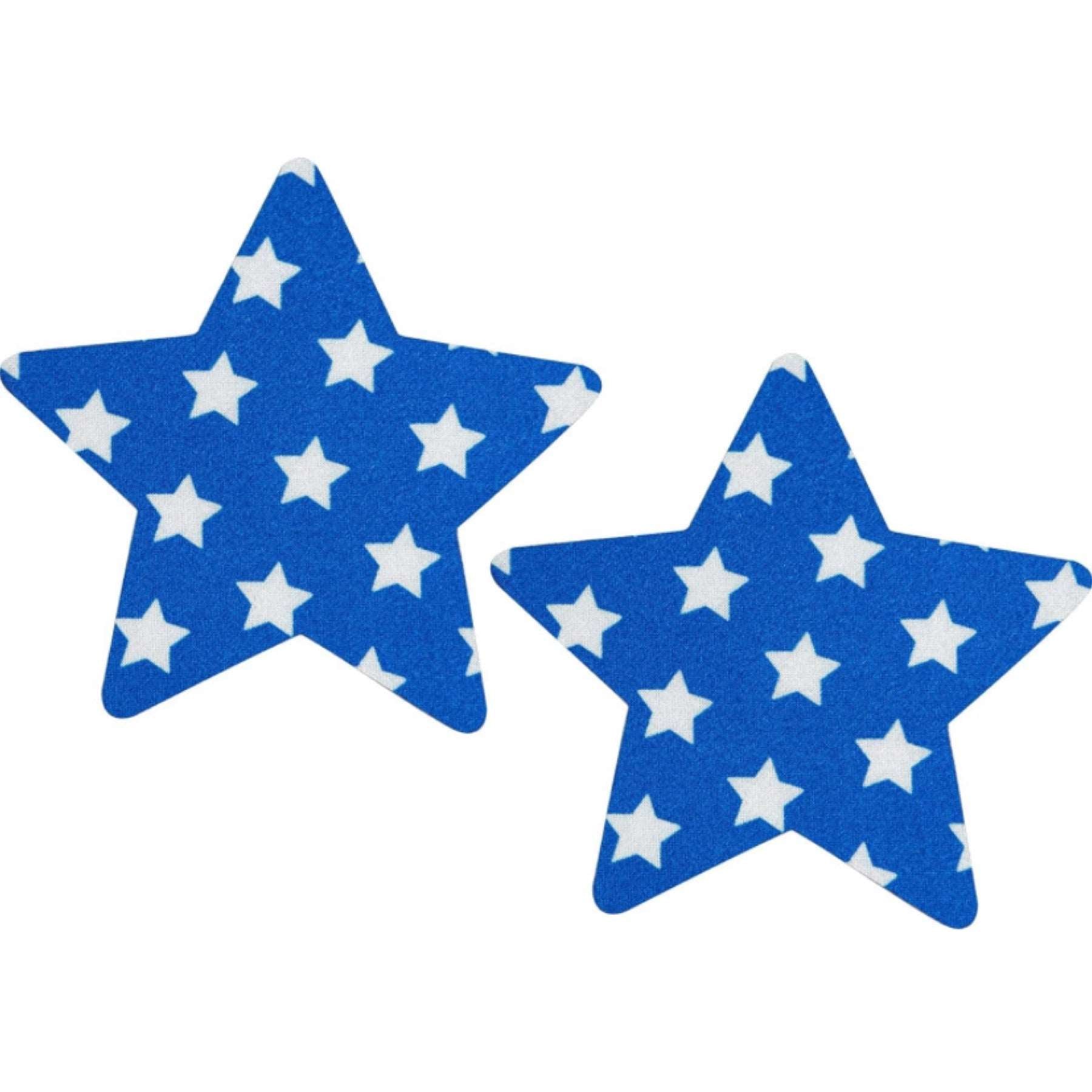 Blue Star Breast Petal Pasties