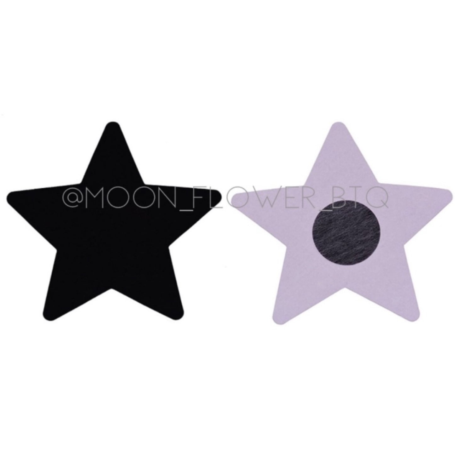 Black Star Breast Petal Pasties