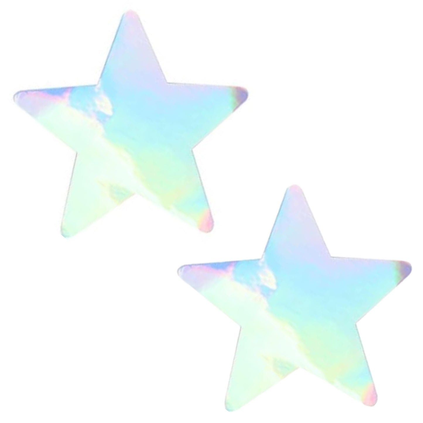 Holographic Star Breast Petals Pasties