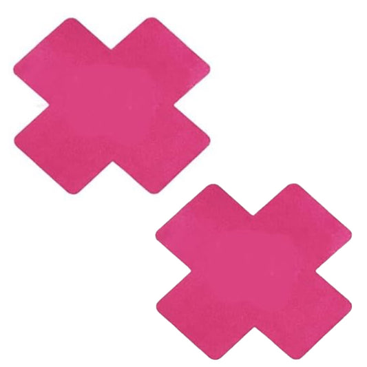 Pink X Shaped Breast Petal Pasties