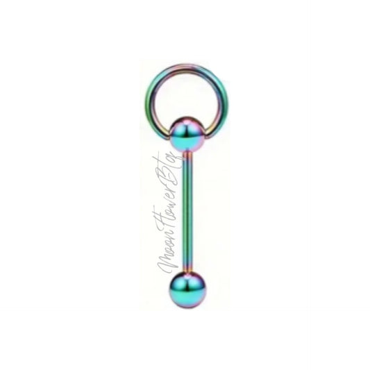 Rainbow Loop Barbell Tongue Ring