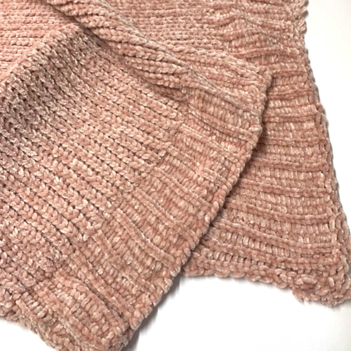 Blush Rose Chenille Scarf