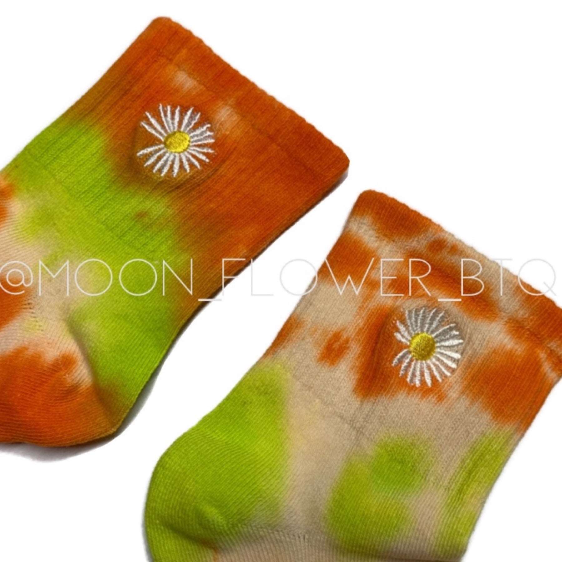 Daisy Flower Cotton Crew Socks