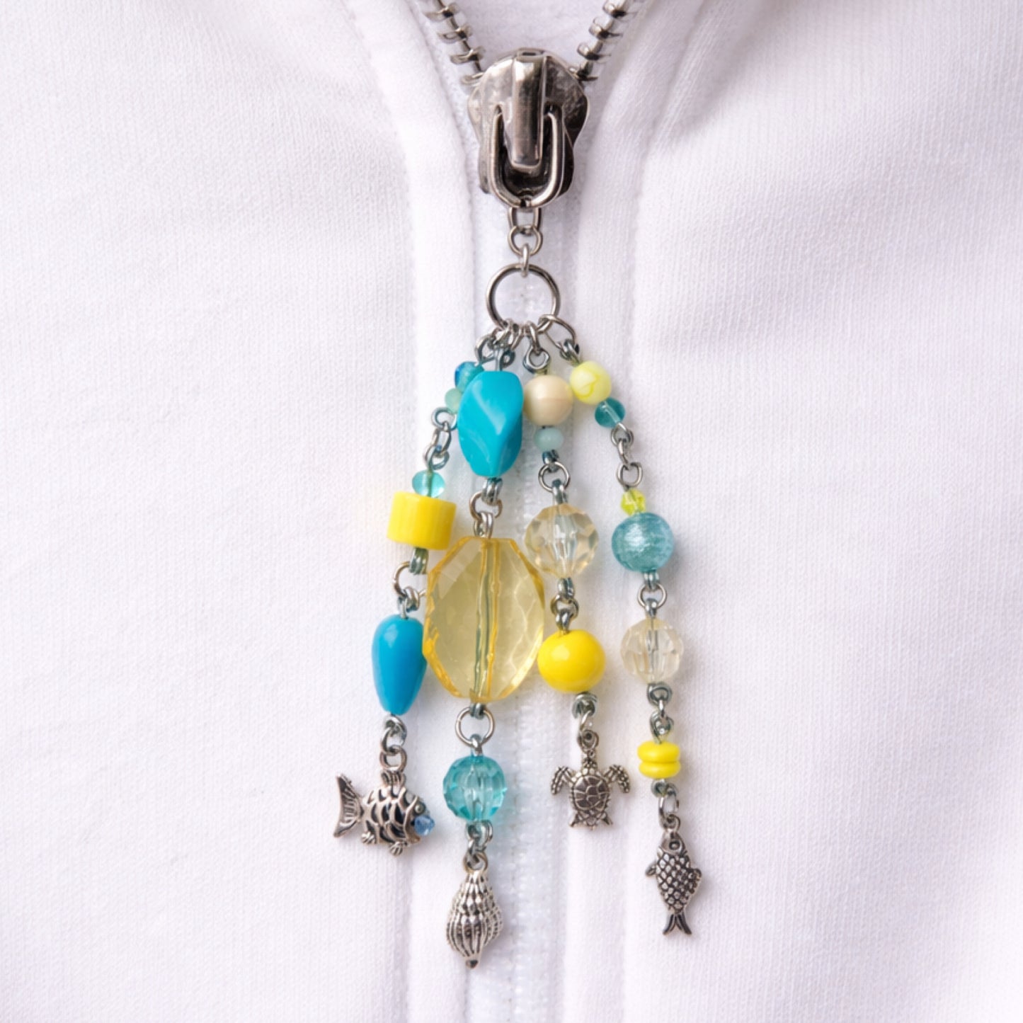 Ocean Sea Life Charm - Keychain Bag Charm Zipper Pull