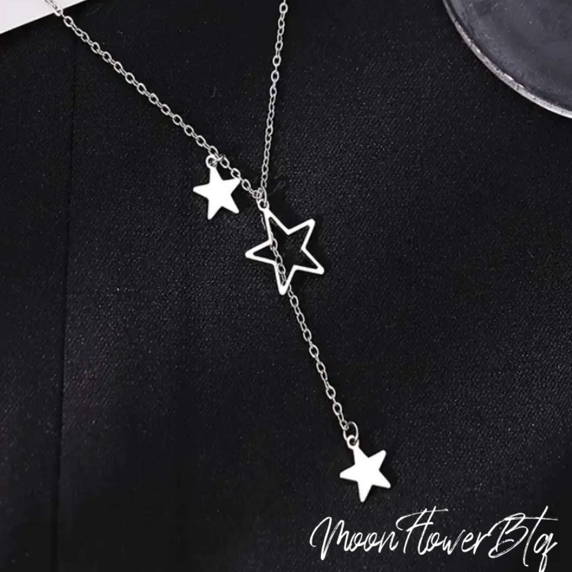 Silver Star Pendant Necklace