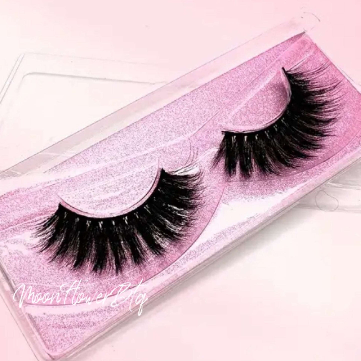 Black Fluffy Wispy Cat Eye False Eyelashes