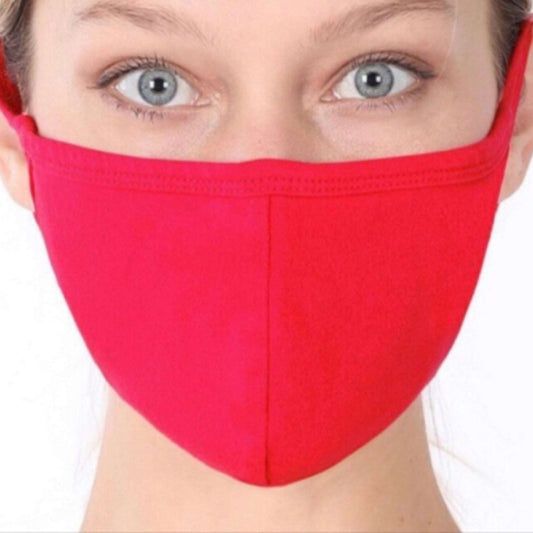 Red Protective Face Mask