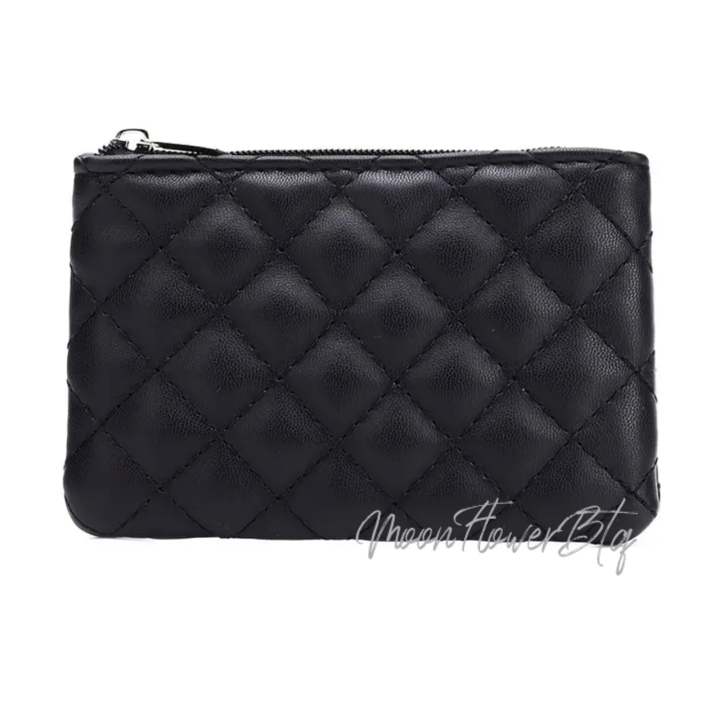 Black Diamond Quilted Card Cash Pouch