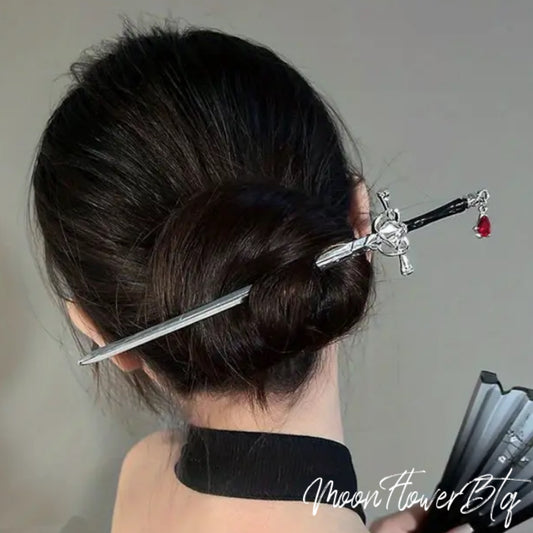 Vintage Goth Sword Hair Pin