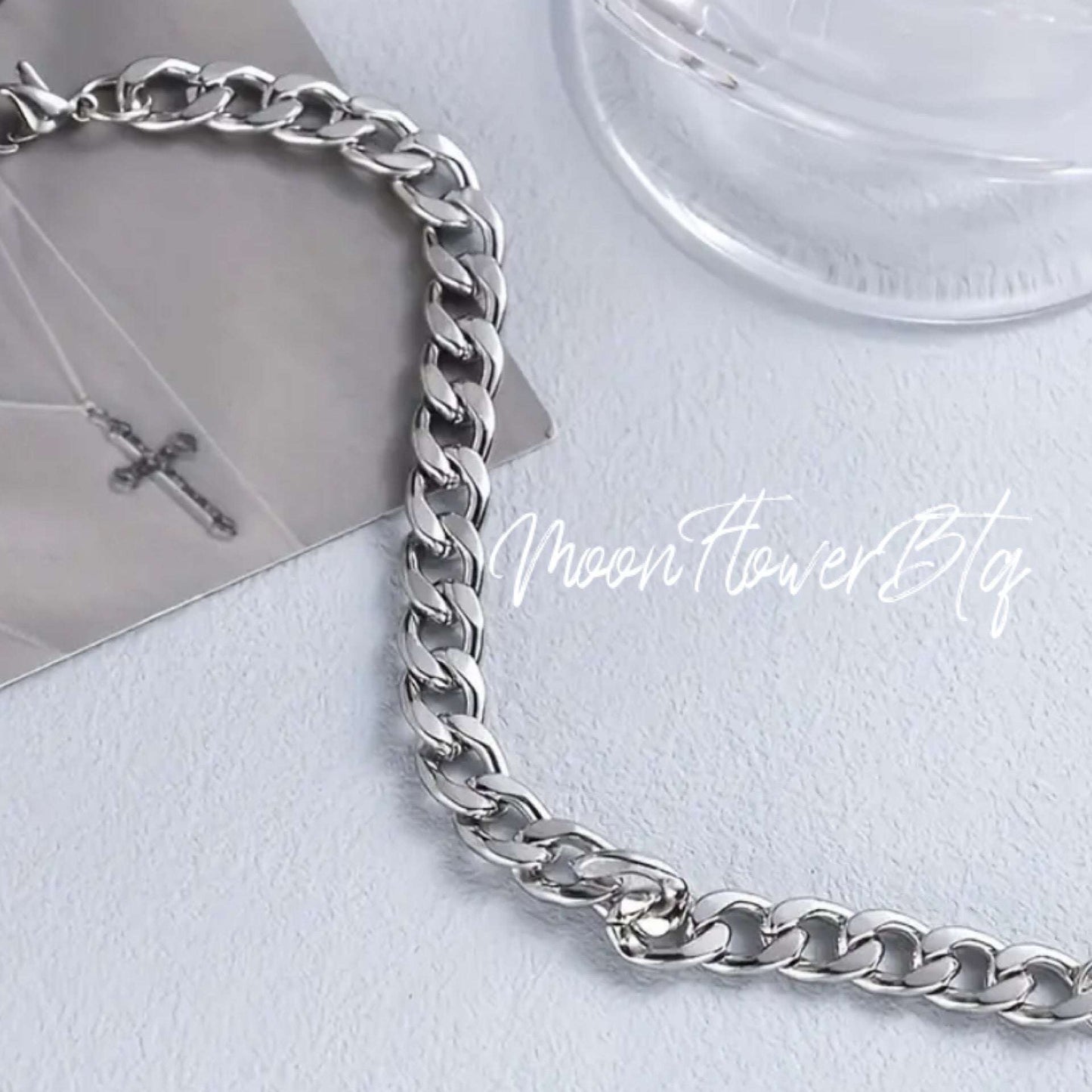 Titanium Steel Cuban Link Bracelet