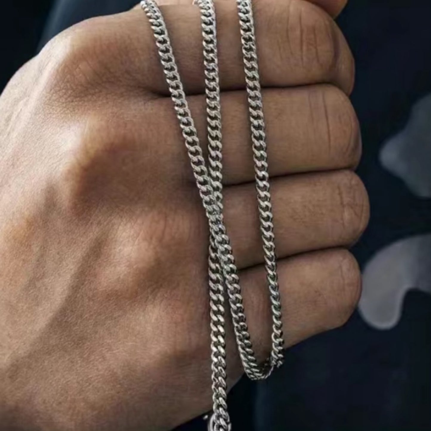 Stainless Steel Cuban Chain Necklace