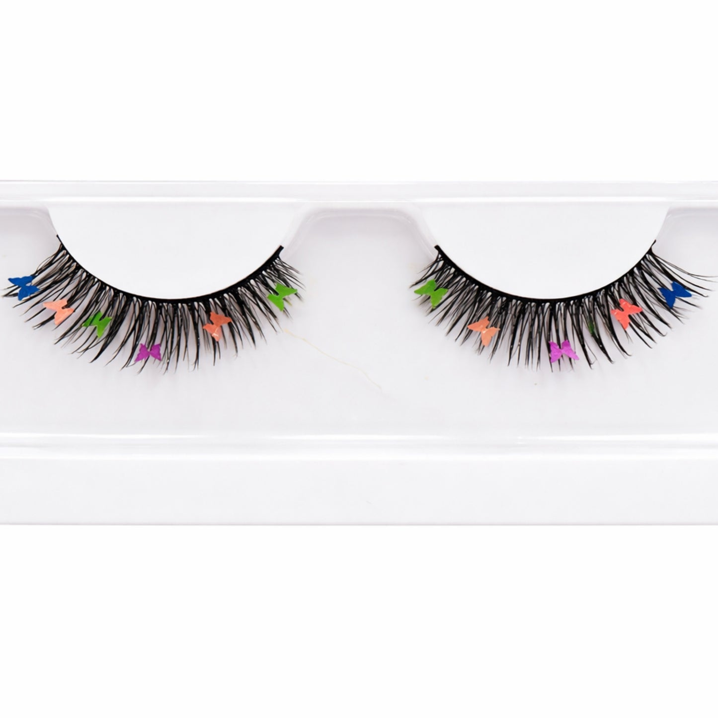 Butterfly Confetti Faux Mink Eyelashes – Colorful Festival Glam Lashes