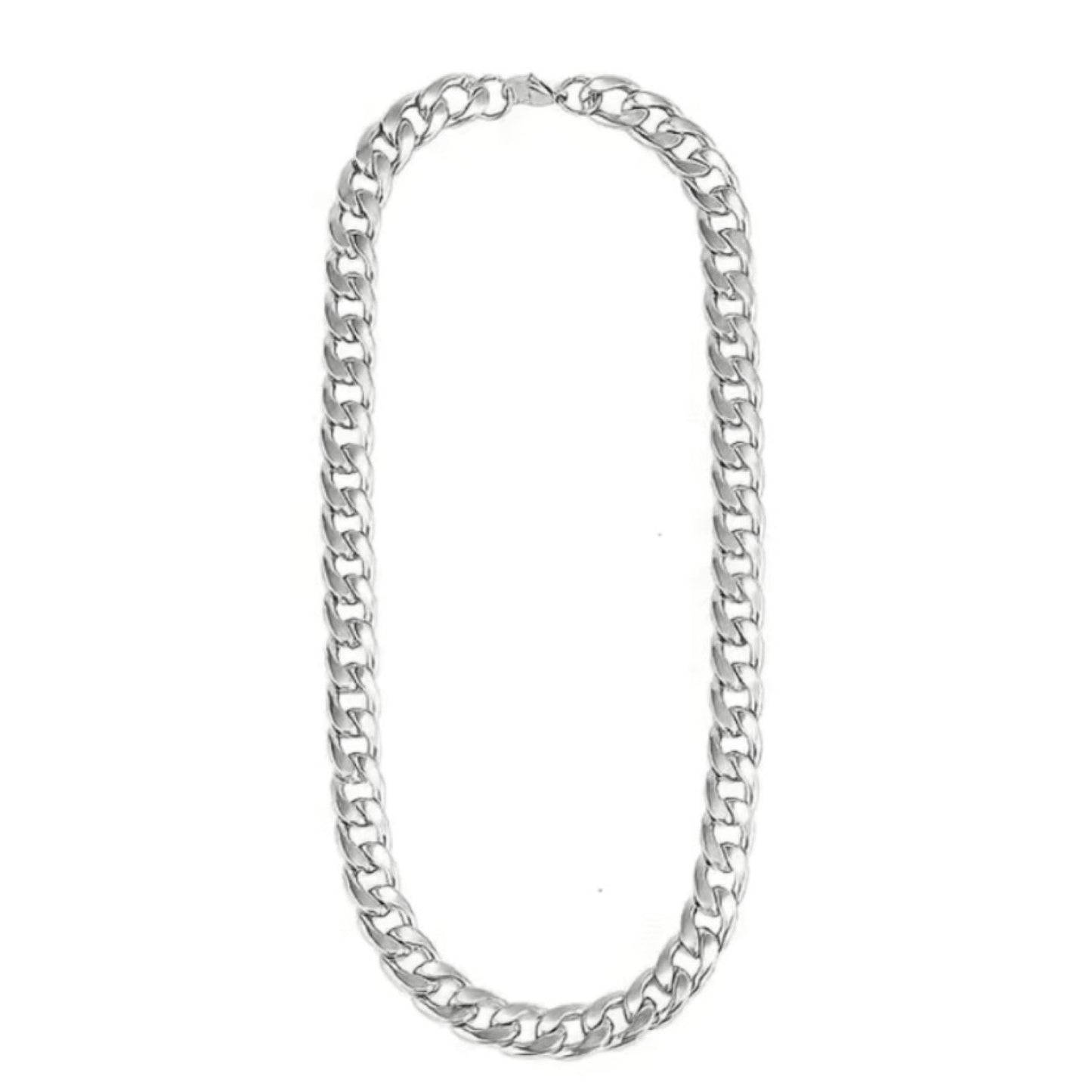 Stainless Steel Curb Chain Necklace