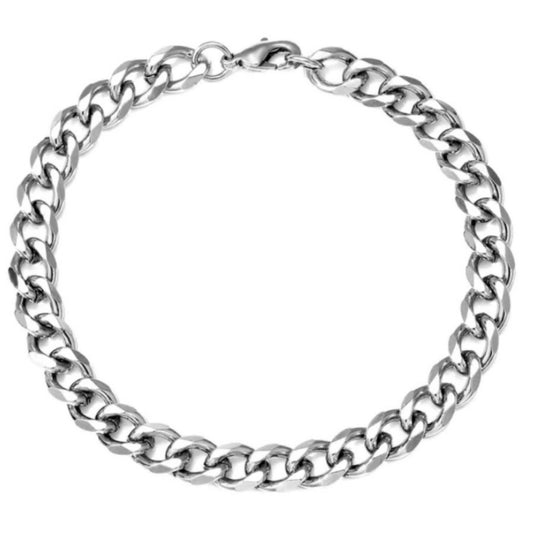 Stainless Steel Cuban Chain Hip Hop Style Bracelet