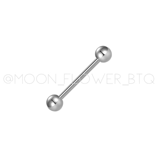 Stainless Steel Barbell Tongue Ring