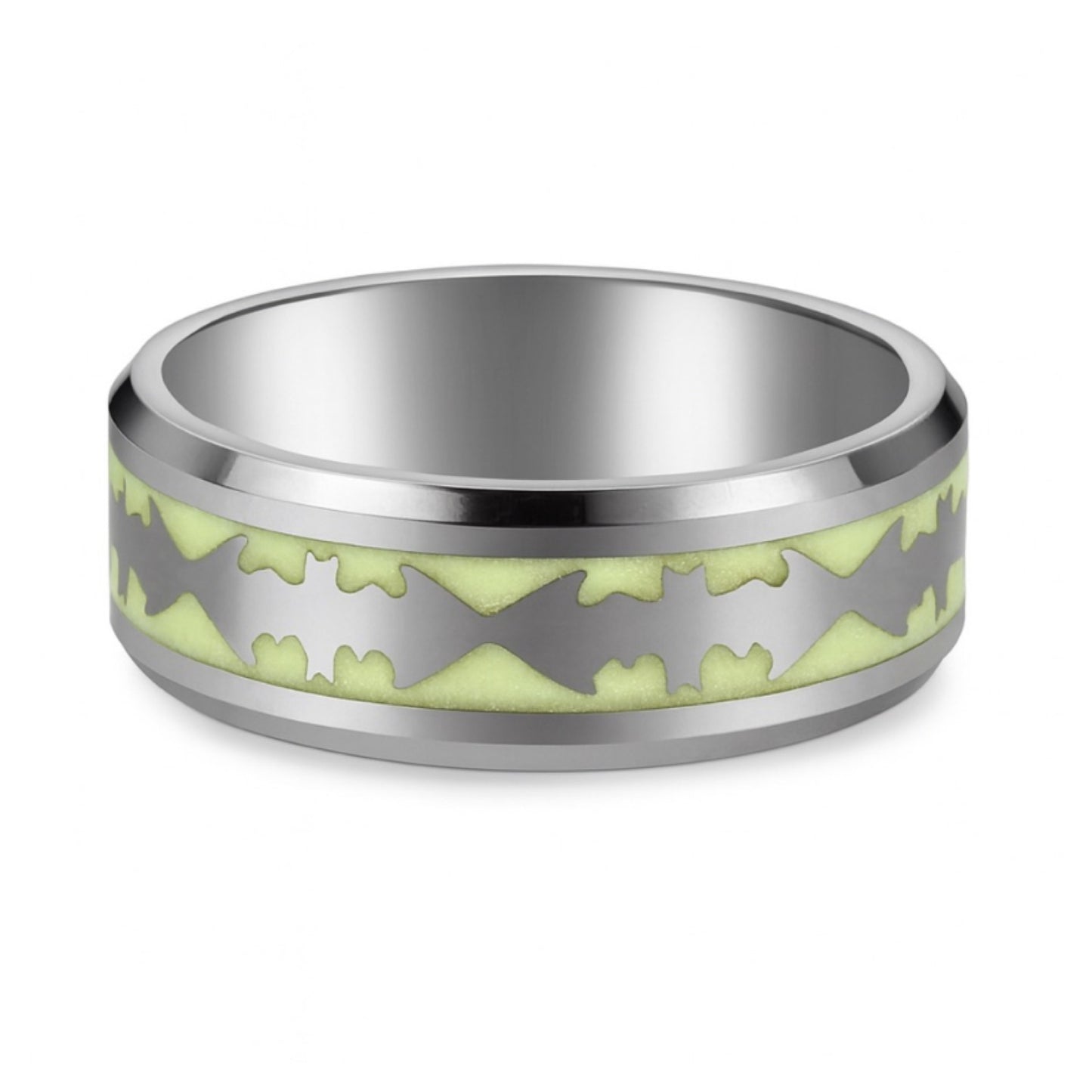 Glow in the Dark Bat Ring | Stainless Steel Band | Luminous Batman Style Jewelry