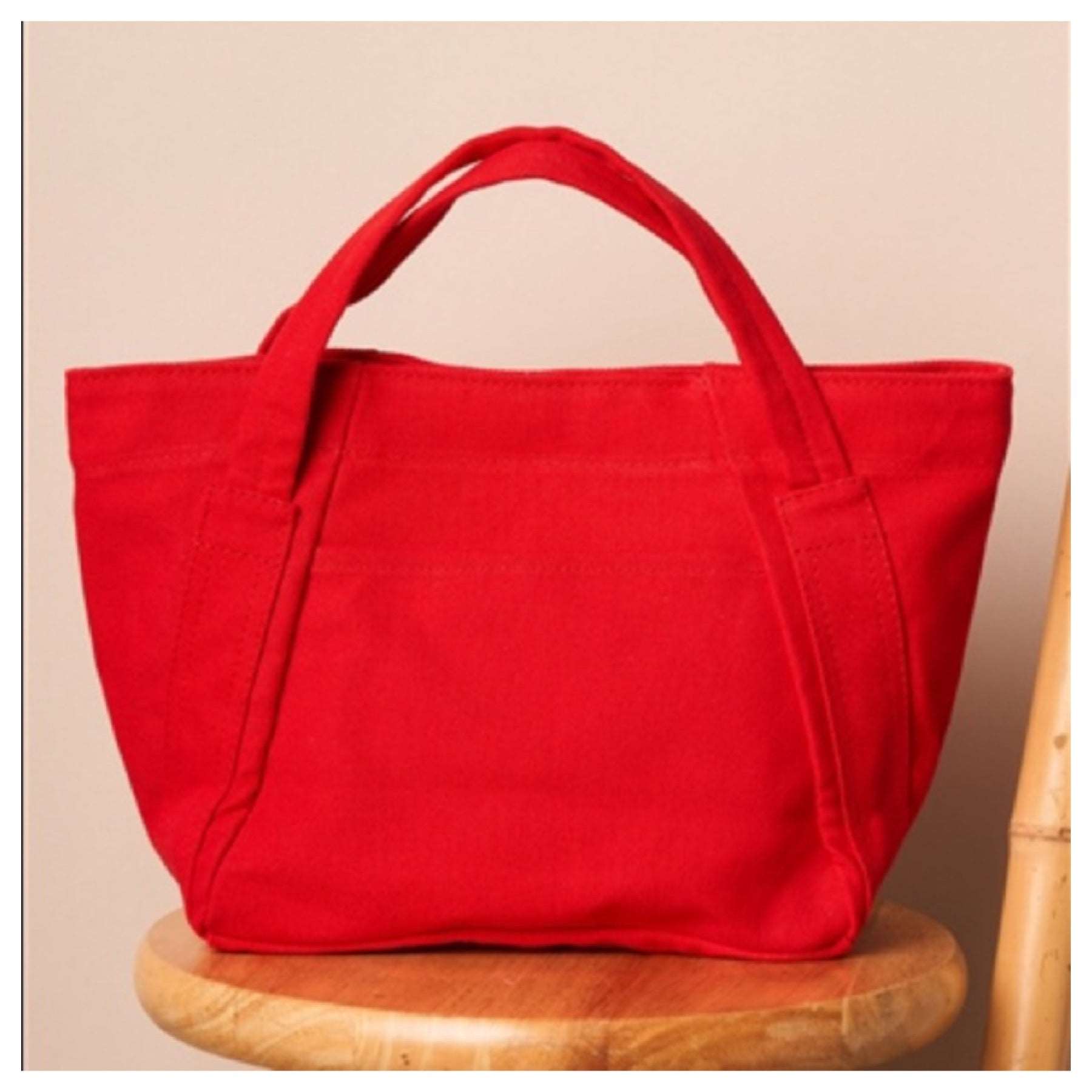 Small Red Tote Bag