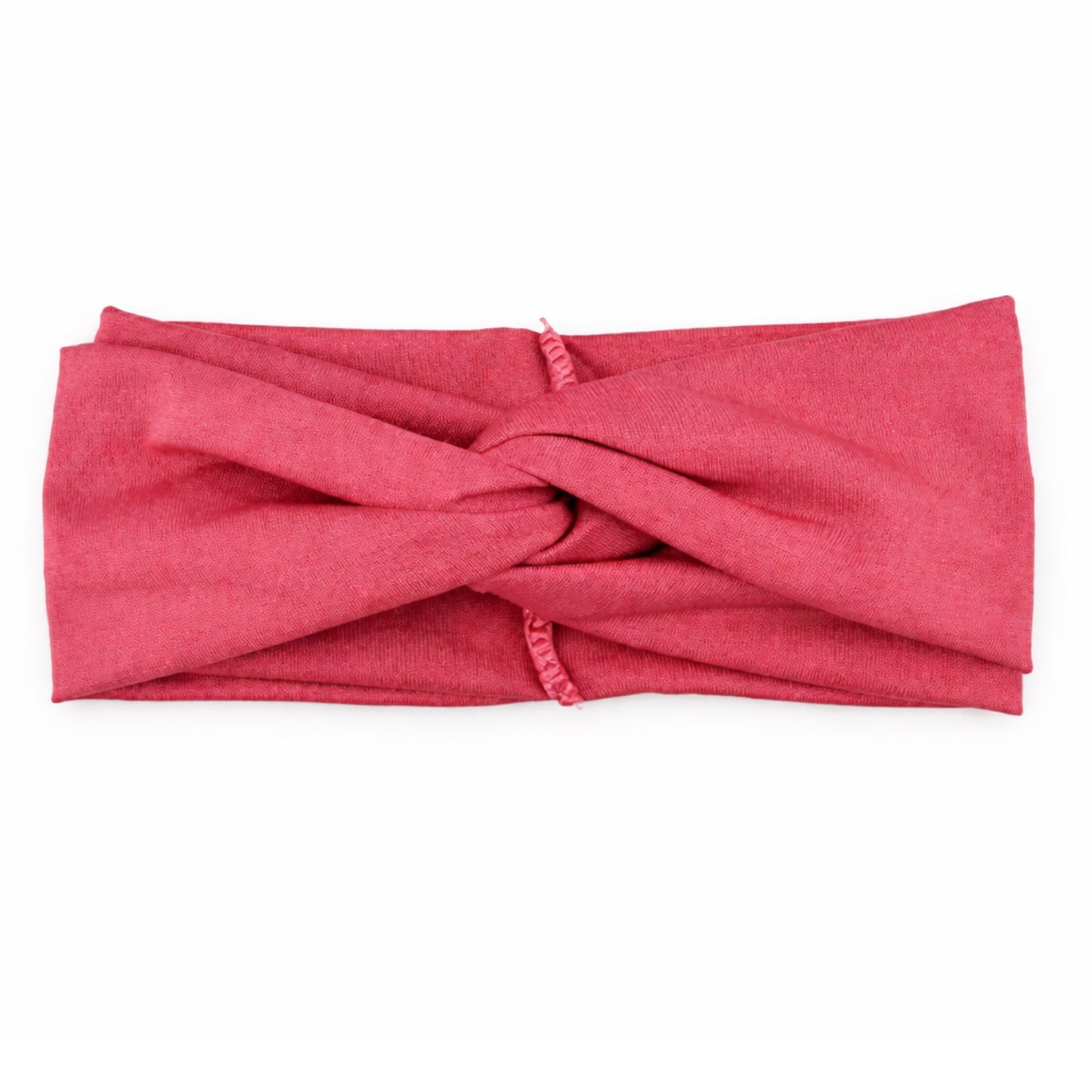 Pink Twist Knot Headband – Wide Turban Style Stretch Hair Band
