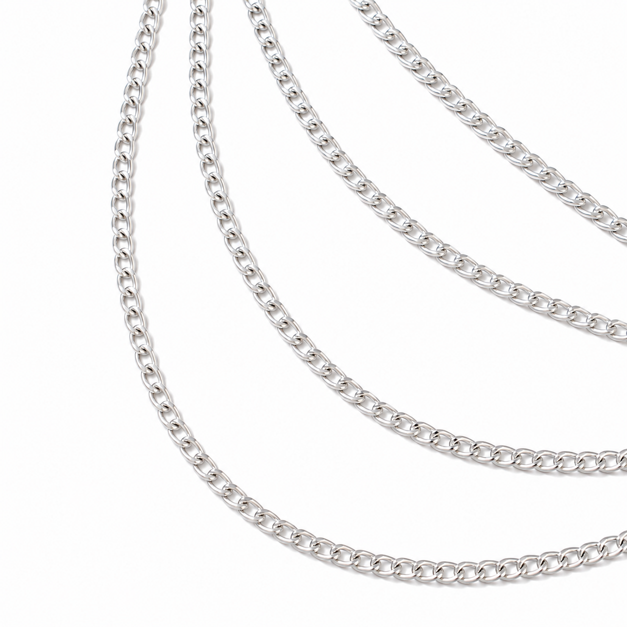 Rhinestone Star Chain Waist Belt