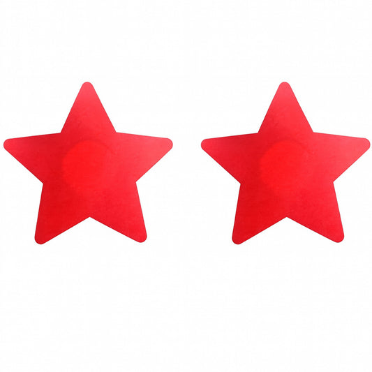 Red Star Nipple Pasties Adhesive Body Stickers – Reusable Festival Rave Wear