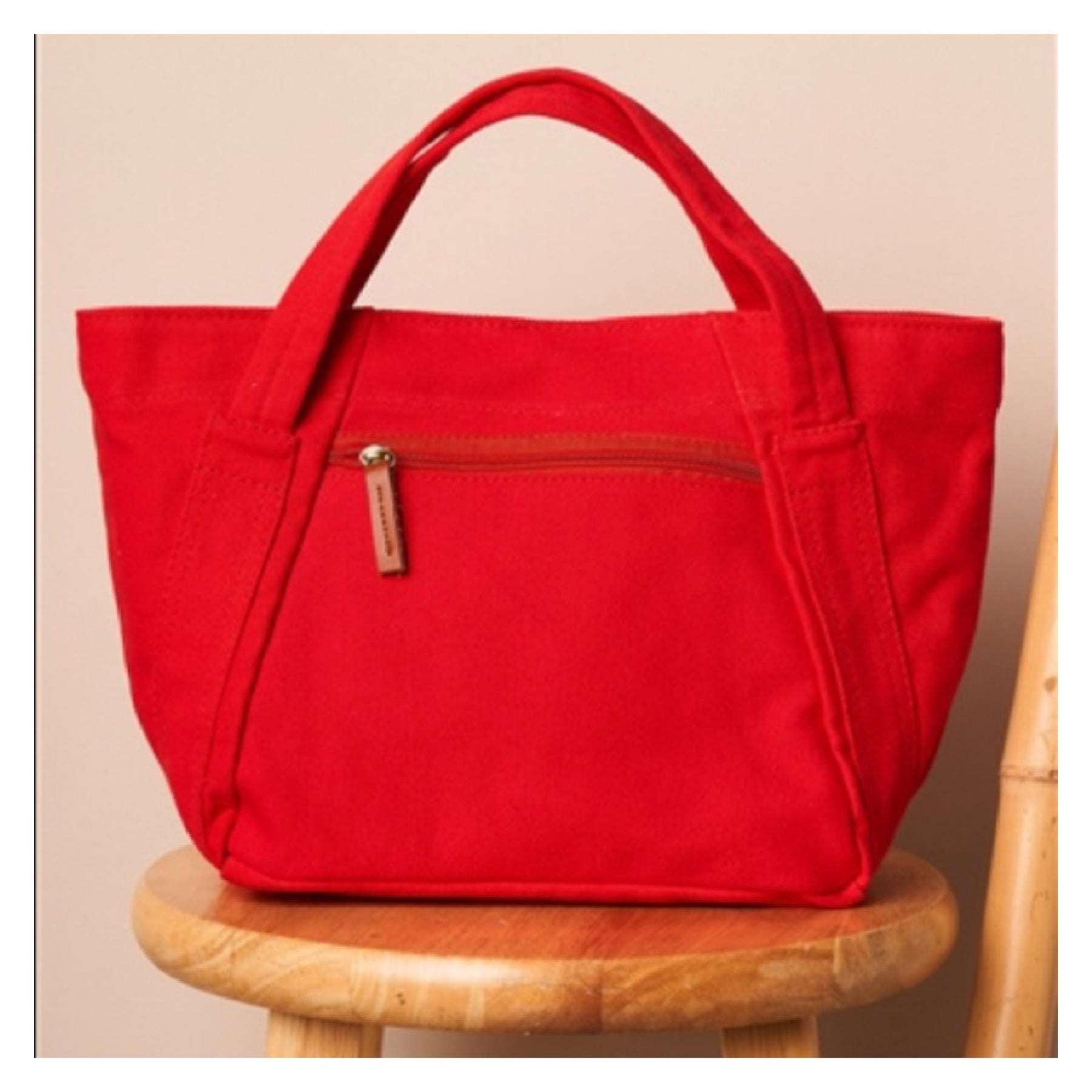 Small Red Tote Bag