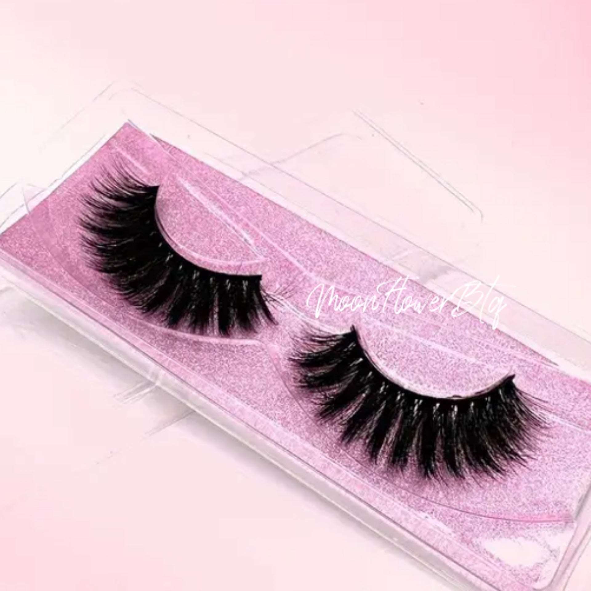 Black Fluffy Wispy Cat Eye False Eyelashes