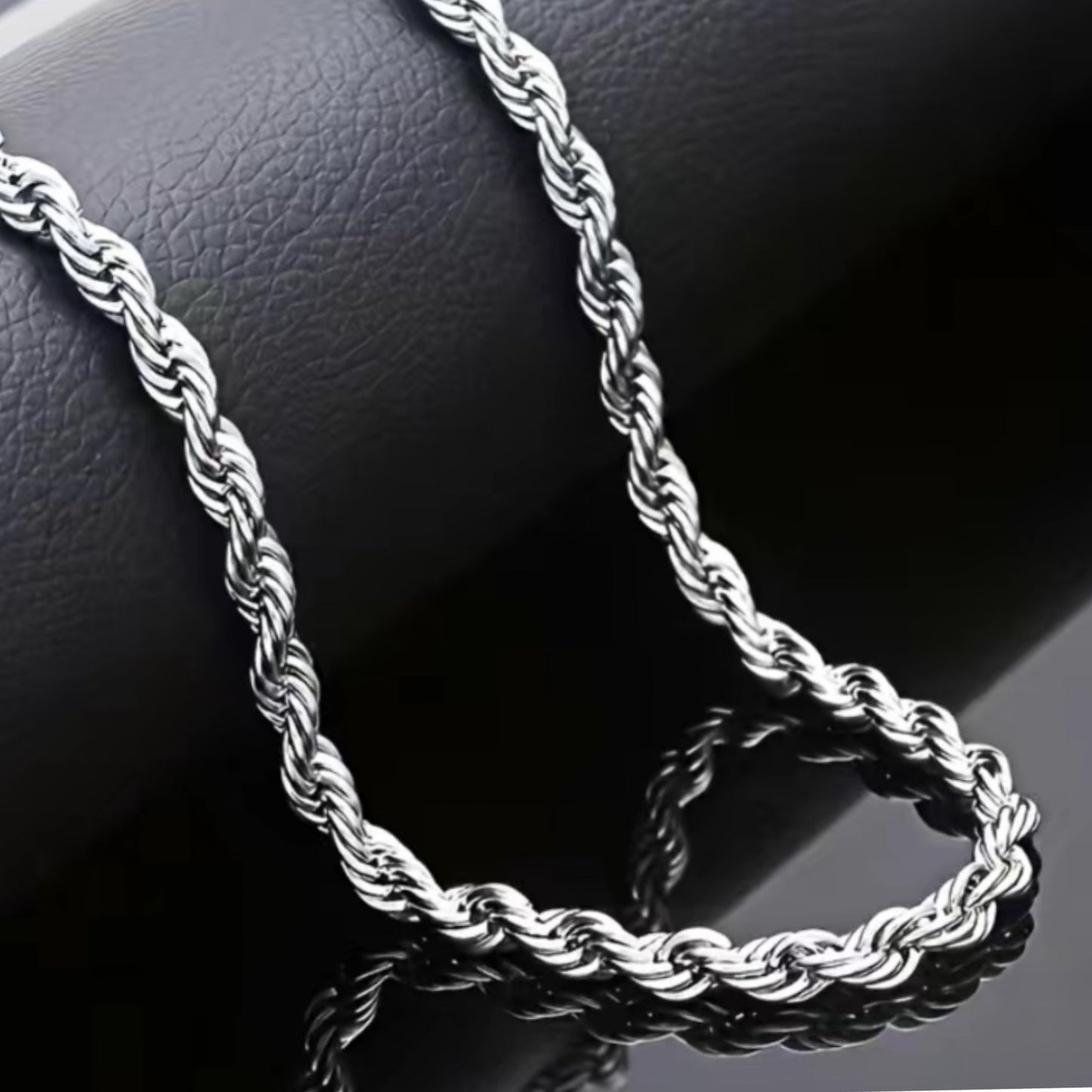 Stainless Steel Rope Chain Style Necklace