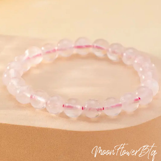 Rose Quartz Natural Stone Bracelet