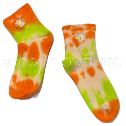 Daisy Flower Cotton Crew Socks