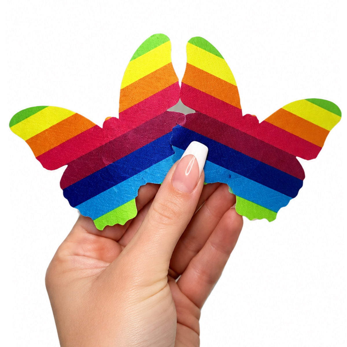 Rainbow Butterfly Adhesive Nipple Pasties