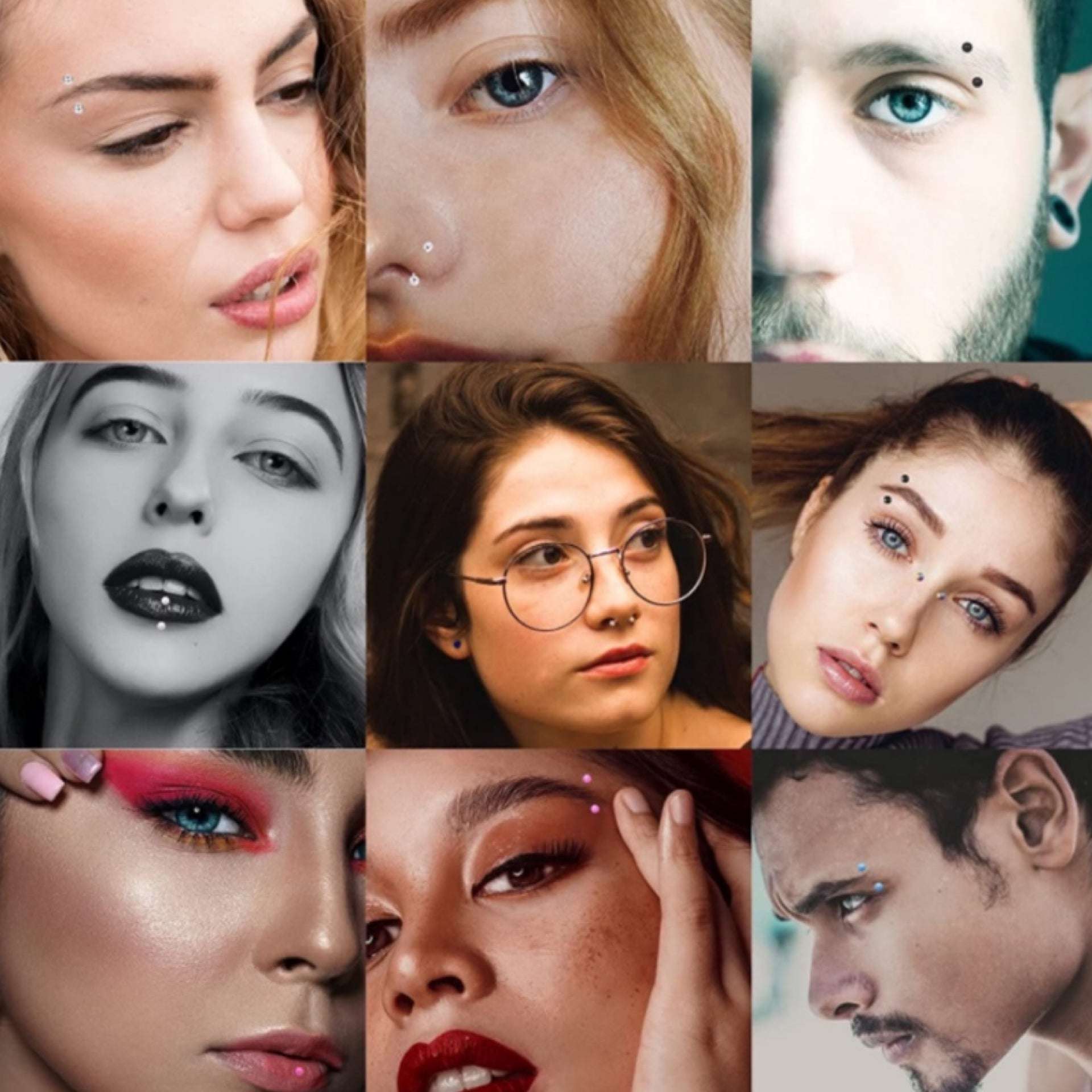 Curved Eyebrow Barbell | 16G Surgical Steel Eyebrow Piercing | Hypoallergenic