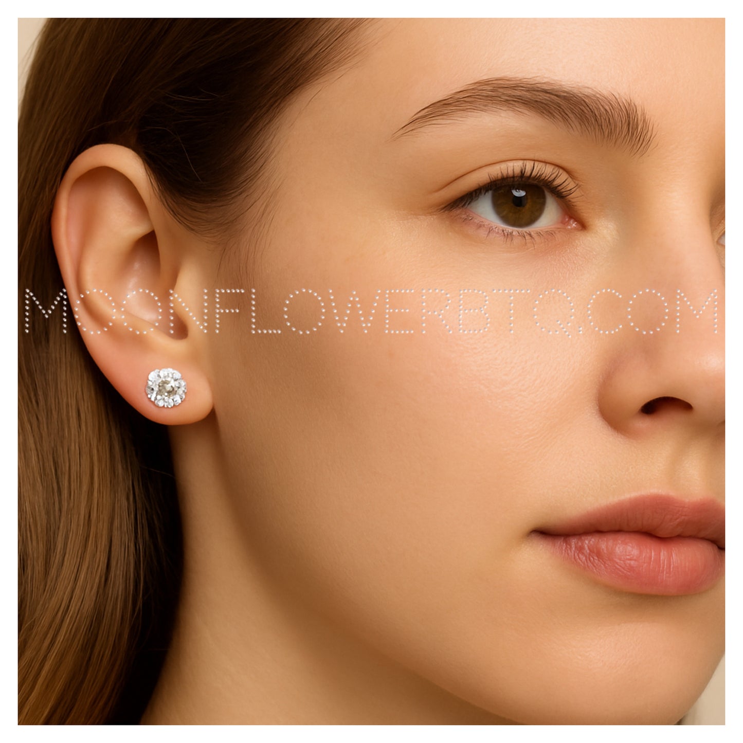 6mm CZ Barbell Earrings | Stainless Steel Hypoallergenic