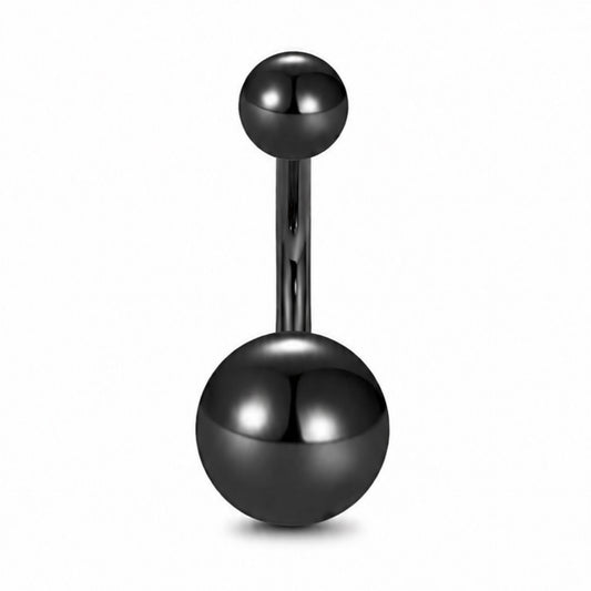 Black Belly Button Navel Ring