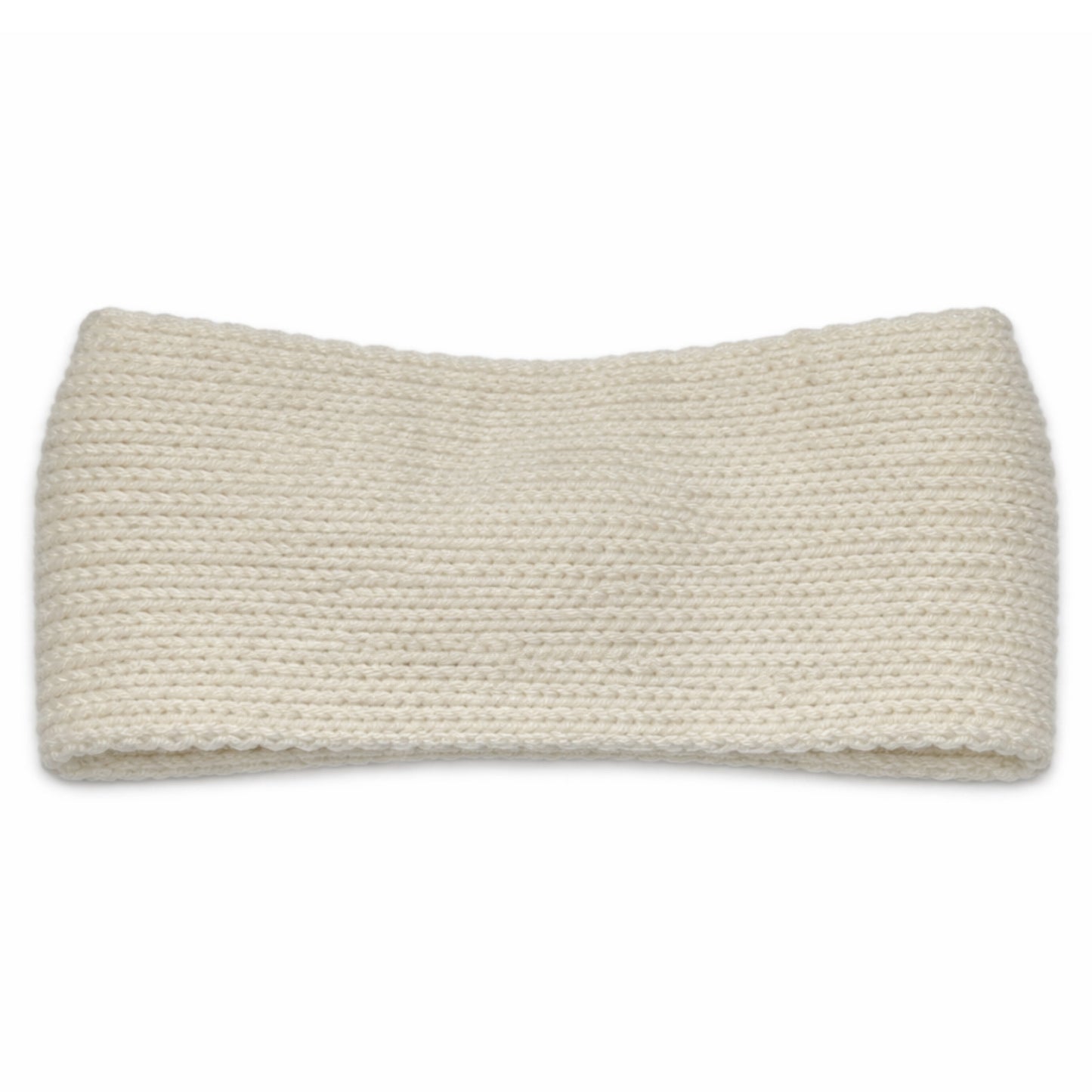 Cream Pearl Knit Bow Headband – Ivory Winter Turban Ear Warmer