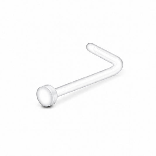 Bio-Flex Clear L-Shaped Nose Retainer