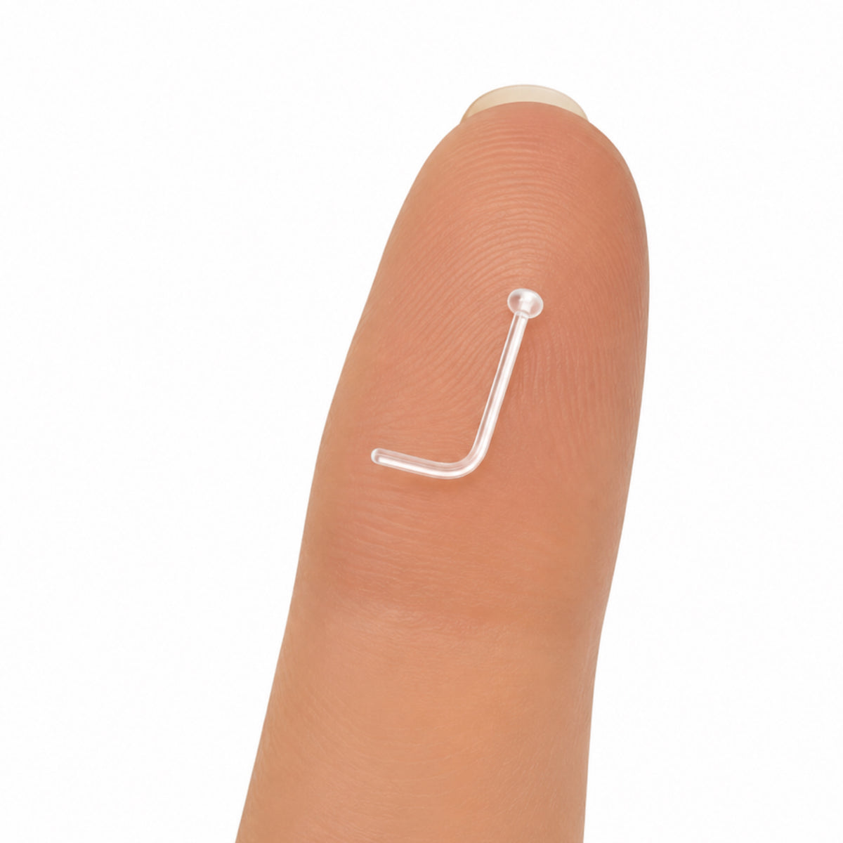 Bio-Flex Clear L-Shaped Nose Retainer